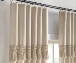 Lucinda Beige Light-Filtering Ring-Top Valance, (108") 15 Lucinda Beige Light-Filtering Ring-Top Valance, (108") -Deco Haven Shop 810605632 810605633 810605634 810605635 A8 6 1