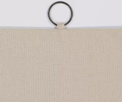 Lucinda Beige Light-Filtering Ring-Top Valance, (84") -Deco Haven Shop 810605632 810605633 810605634 810605635 A8 7