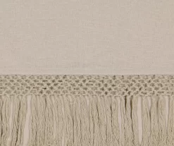 Lucinda Beige Light-Filtering Ring-Top Valance, (108") 18 Lucinda Beige Light-Filtering Ring-Top Valance, (108") -Deco Haven Shop 810605632 810605633 810605634 810605635 A8 9 1