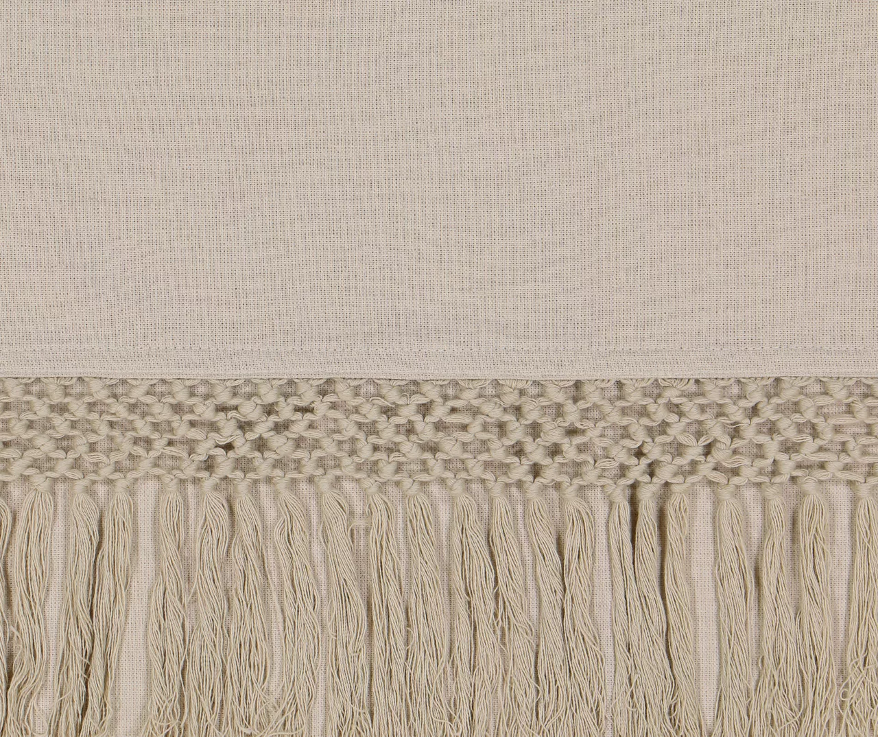 Lucinda Beige Light-Filtering Ring-Top Valance, (108") 9 Lucinda Beige Light-Filtering Ring-Top Valance, (108") - Image 9