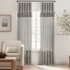 Lucinda Gray Light-Filtering Ring-Top Valance, (84")