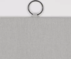 Lucinda Gray Light-Filtering Ring-Top Valance, (95") -Deco Haven Shop 810605636 810605637 810605638 810605639 A8 6