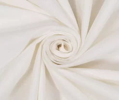 Lucinda Ivory Light-Filtering Ring-Top Valance, (95") 15 Lucinda Ivory Light-Filtering Ring-Top Valance, (95") -Deco Haven Shop 810605640 810605641 810605642 810605643 A8 8 1