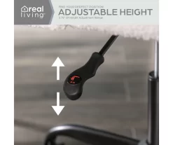 Cream Faux Wool Boucle Rolling Swivel Office Chair -Deco Haven Shop 810606674 A0 5