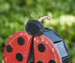 Red & Black Ladybug Wood Birdhouse -Deco Haven Shop 810607523 A0 3