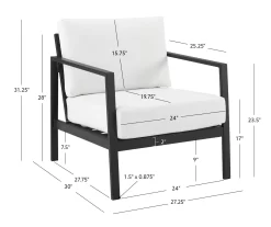 Marcy Metal Cushioned Patio Lounge Chair -Deco Haven Shop 810607962 A8 6