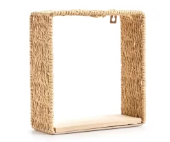 Wood & Woven 2-Piece Wall Cube Set -Deco Haven Shop 810609472 A1 2