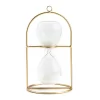 Gold Arch Metal & Glass Sand Timer Tabletop Decor