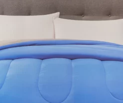 Euphoric Expression Blue Reversible Full/Queen Comforter -Deco Haven Shop 810609519 810608618 810608619 A0 2 1