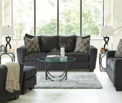 Wixon Black Loveseat -Deco Haven Shop 810609733 810615988 810615987 810615986 A0 1