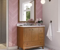 DHP Atwater Living Delias Bathroom Vanity With White Sink -Deco Haven Shop 810610513 B0 5