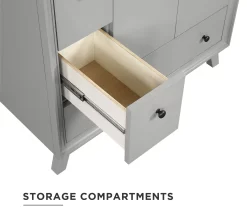 DHP Atwater Living Delias Bathroom Vanity With White Sink -Deco Haven Shop 810610515 A0