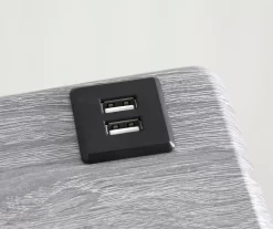 Wood Look Folding Table With USB Charging 18 Wood Look Folding Table With USB Charging -Deco Haven Shop 810612177 A8 1