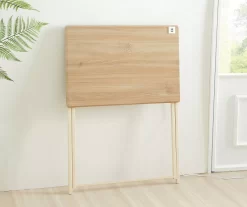 Wood Look Folding Table With USB Charging 13 Wood Look Folding Table With USB Charging -Deco Haven Shop 810612178 B0 2