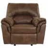 Bladen Coffee Faux Leather Rocker Recliner