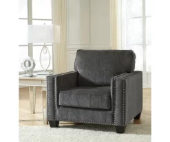 Gavril Smoky Gray Armchair -Deco Haven Shop 810612298 2