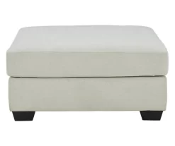 Lowder Stone Oversize Accent Ottoman -Deco Haven Shop 810612351 2