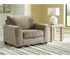 Olin Chocolate Chair And A Half -Deco Haven Shop 810612441 5