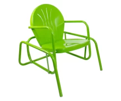 Northlight Retro Tulip Metal Patio Glider Chair -Deco Haven Shop 810612959 A0 3