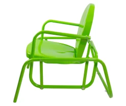 Northlight Retro Tulip Metal Patio Glider Chair -Deco Haven Shop 810612959 A0 4