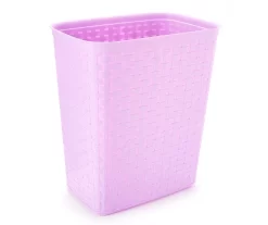 Weave-Texture Wastebasket, 5.8-Gal. -Deco Haven Shop 810614111 A0 1