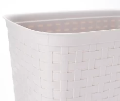 Weave-Texture Wastebasket, 5.8-Gal. -Deco Haven Shop 810614113 A8 1