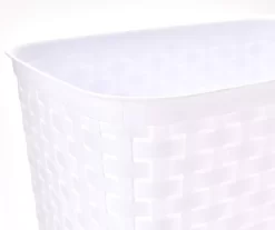 Weave-Texture Wastebasket, 5.8-Gal. -Deco Haven Shop 810614114 A8 1