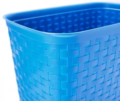 Weave-Texture Wastebasket, 5.8-Gal. -Deco Haven Shop 810614115 A8 1