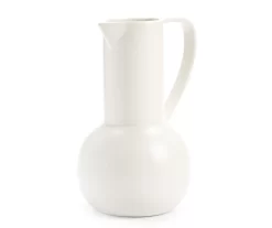 Homeward White Ceramic Vase With Handle -Deco Haven Shop 810615700 A0 1