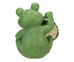 9" Green 'Life Is Good' Frog Statue -Deco Haven Shop 810616786 A0 5