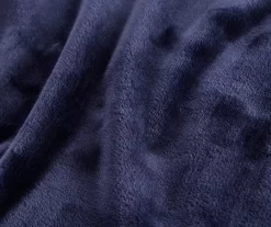 Navy Velvet Throw, (50" X 60") -Deco Haven Shop 810617729 A8 2