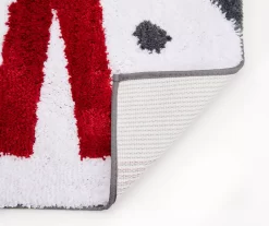 Red & Gray Snowman Toilet Topper & Contour Rug Set -Deco Haven Shop 810619329 A8 2