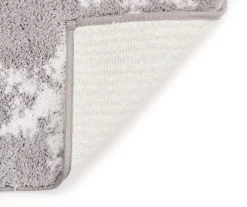 Frosted Forest Gray Snowman Bath Rug -Deco Haven Shop 810619836 A8 2