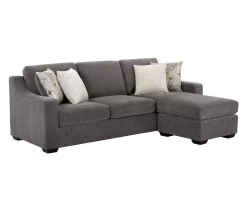 Gray Reversible Sofa Chaise -Deco Haven Shop 810620570 A0 2