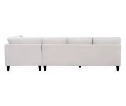 Broyhill Fresno Cream Sectional -Deco Haven Shop 810620600 810620622 A2