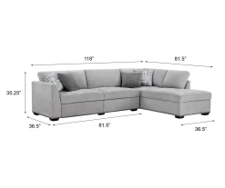 Broyhill Anaheim Power Reclining Sectional -Deco Haven Shop 810620621 810620623 A6 1