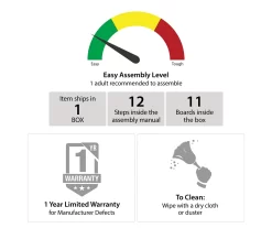 60" Capstan Black Oak TV Stand -Deco Haven Shop 810621023 A0 6