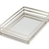 Brookstone 2-Bar Mirrored Vanity Tray