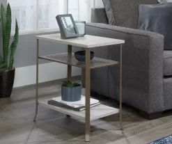 Center City Champagne Oak End Table