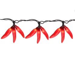 Northlight Red Chili Pepper Cluster Light Set, 36-Lights