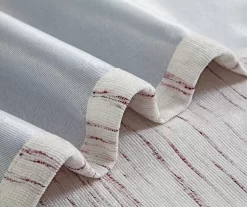 Maroon Chenille Grommet Curtain Panel Pair With Blackout Lining, (84") -Deco Haven Shop 810663875 A5 3