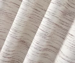 Maroon Chenille Grommet Curtain Panel Pair With Blackout Lining, (84") -Deco Haven Shop 810663875 A8 4