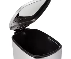 Stainless Steel 10.5-Gal. Pedal Soft-Close Slim Trash Can -Deco Haven Shop 810669702 A0 4