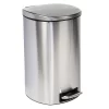 Stainless Steel 13-Gal. Pedal Soft-Close Trash Can