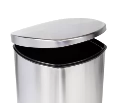 Stainless Steel 13-Gal. Pedal Soft-Close Trash Can -Deco Haven Shop 810669704 A0 6