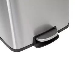 Silver & Rose Gold Stainless Steel 2-Piece Pedal Soft-Close Trash Can Set -Deco Haven Shop 810669709 A0 5