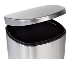 Stainless Steel 8-Gal. Pedal Soft-Close Trash Can -Deco Haven Shop 810669721 A0 6