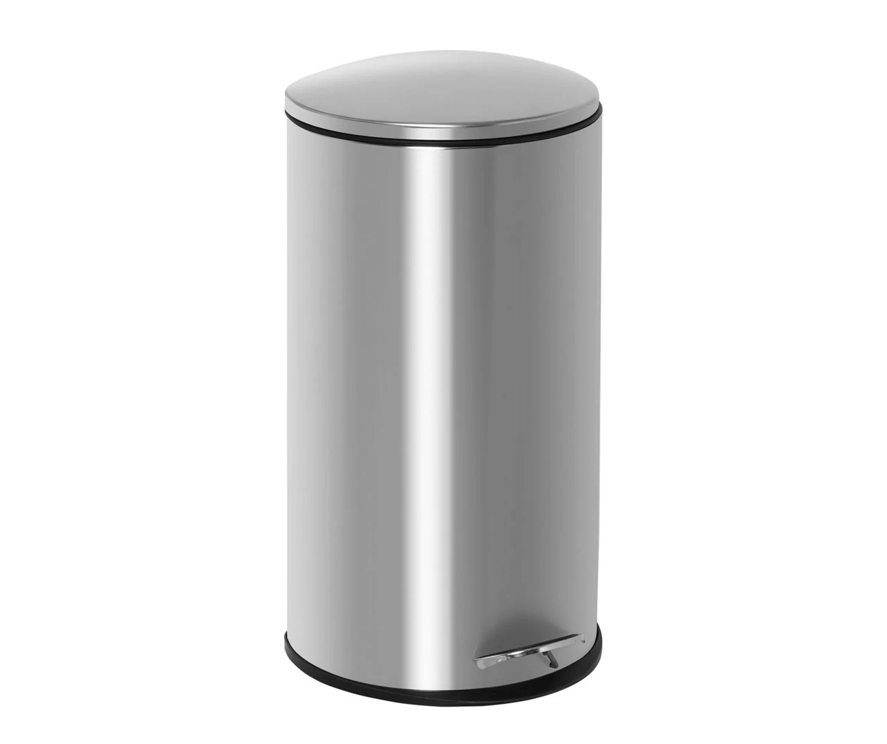 Stainless Steel 8-Gal. Semicircle Pedal Soft-Close Trash Can 1 Stainless Steel 8-Gal. Semicircle Pedal Soft-Close Trash Can