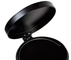 Matte Black Stainless Steel 8-Gal. Round Pedal Trash Can 9 Matte Black Stainless Steel 8-Gal. Round Pedal Trash Can -Deco Haven Shop 810669725 A0 3