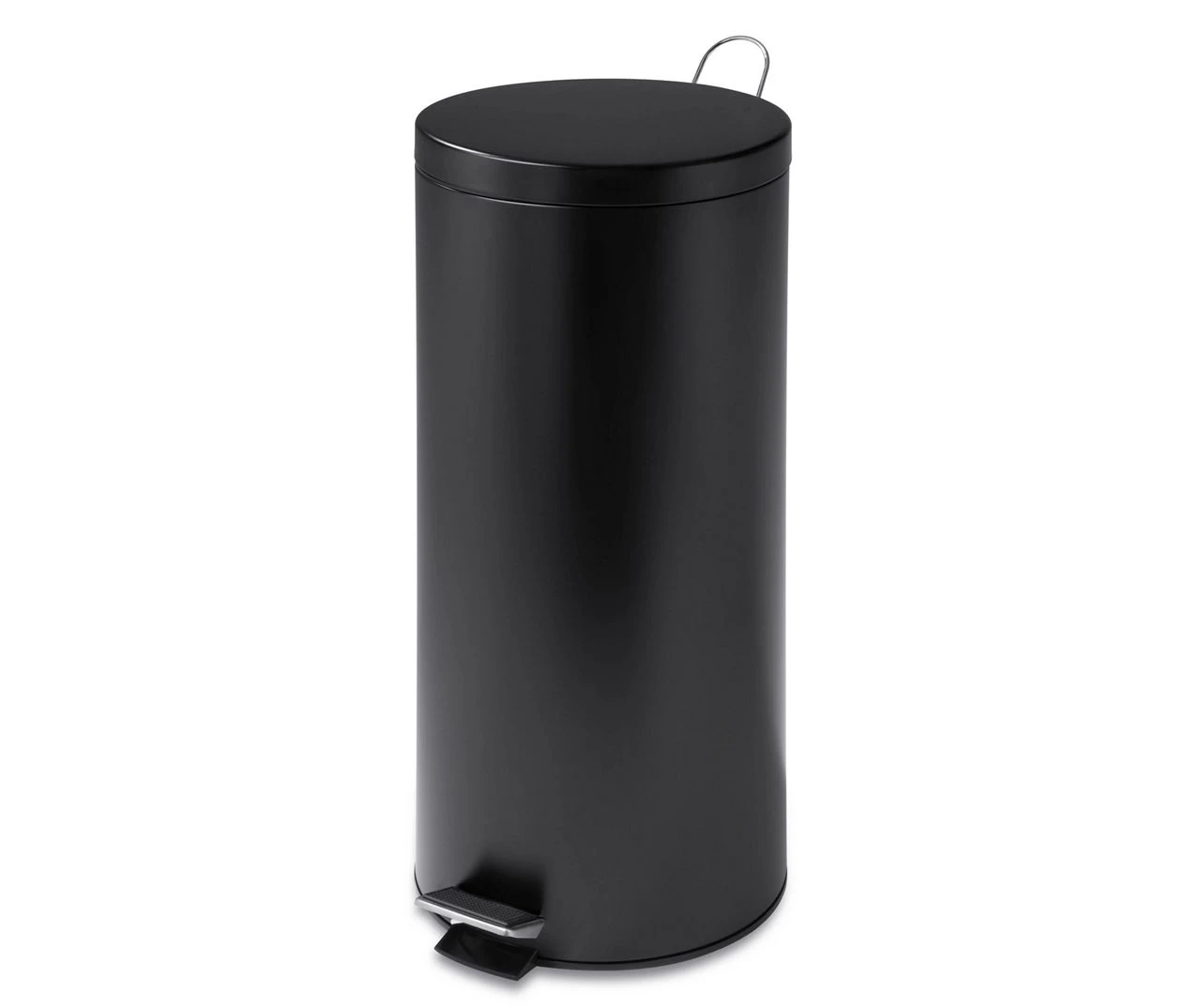 Matte Black Stainless Steel 8-Gal. Round Pedal Trash Can 7 Matte Black Stainless Steel 8-Gal. Round Pedal Trash Can - Image 7